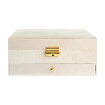 Jewelry Chest of Drawers with Key, Large