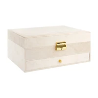 Jewelry Chest of Drawers with Key, Large