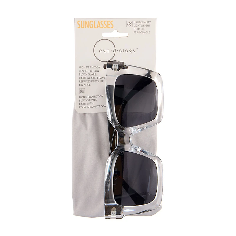 Eyedology Frame Sunglasses, Black and White