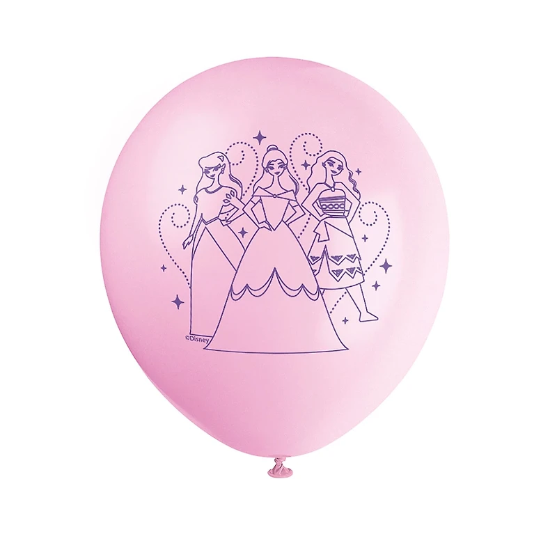 Disney Princess Latex Party Balloons, 12 in