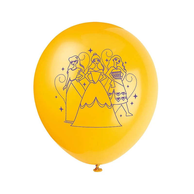 Disney Princess Latex Party Balloons, 12 in