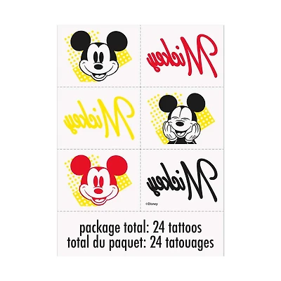 Disney Mickey Mouse Tattoos, 24 ct