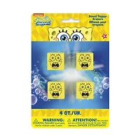 SpongeBob SquarePants Pencil Top Erasers, 4 ct
