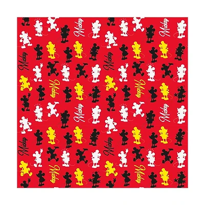 Mickey Mouse Theme Gift Wrapping Paper, 30 in x 5 ft