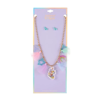 Addison & Olivia Unicorn Necklace