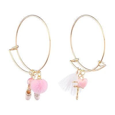 Ballerina Charm Bracelet, 2 ct