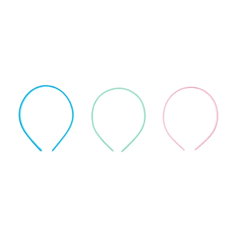 Addison & Olivia Metallic Headbands, 3 ct