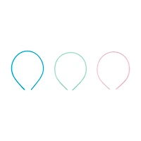 Addison & Olivia Metallic Headbands, 3 ct