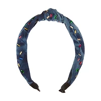 Addison & Olivia Denim Confetti Headband