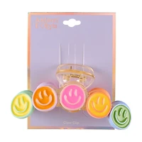 Addison & Olivia Smiley Face Claw Hair Clip