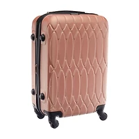Rolling Luggage, 20 in, Rose Gold