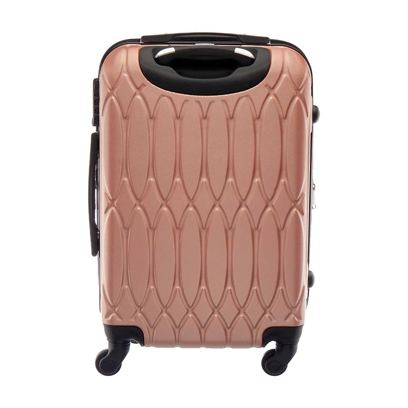 Rolling Luggage, 20 in, Rose Gold