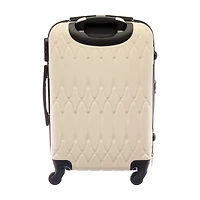 Rolling Luggage, 20 in, Cream