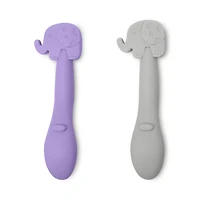 Owl & Coo Feeding Spoons, 2 ct, Elephants