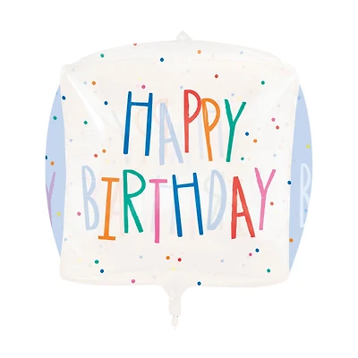'Happy Birthday' Cube Balloon