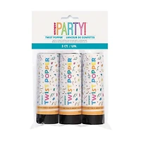 Unique Party! Twist Popper, 3 ct