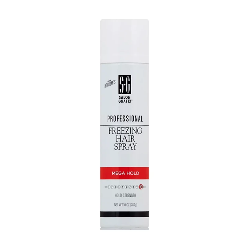 S&G Salon Graphix Professional Freezing Hair Spray, Mega Hold, 10 oz