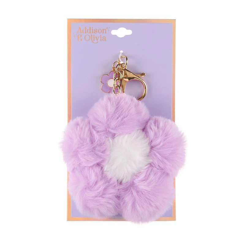 Addison & Olivia Flower Puff Bag Charm