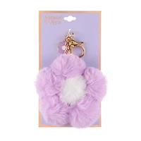 Addison & Olivia Flower Puff Bag Charm