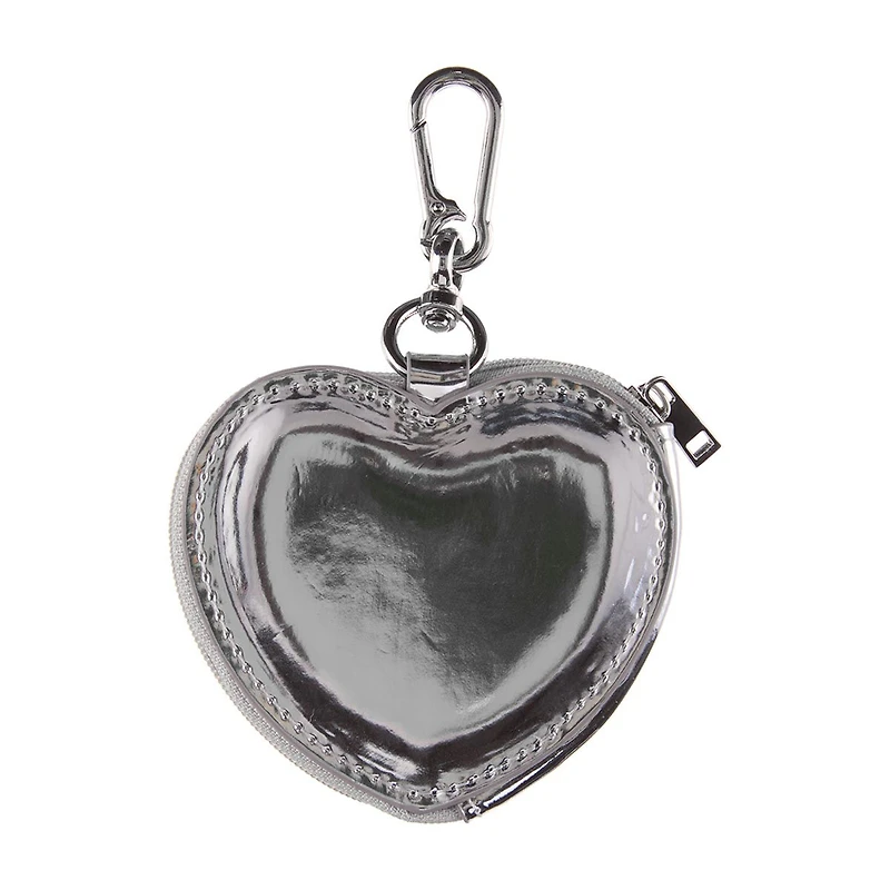 Addison & Olivia Silver Heart Bag Charm