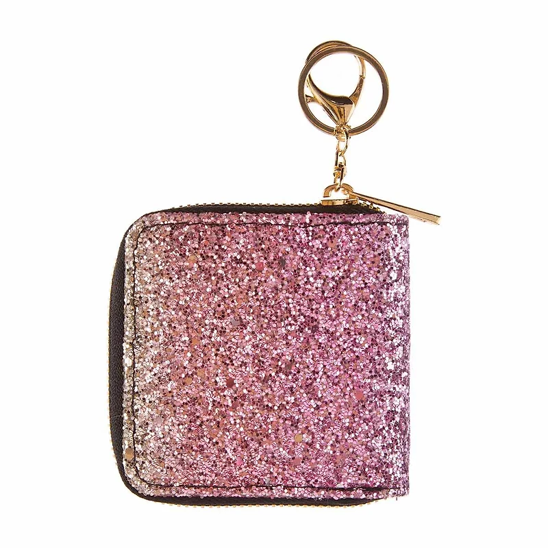 Addison & Olivia Rainbow Glitter Coin Purse