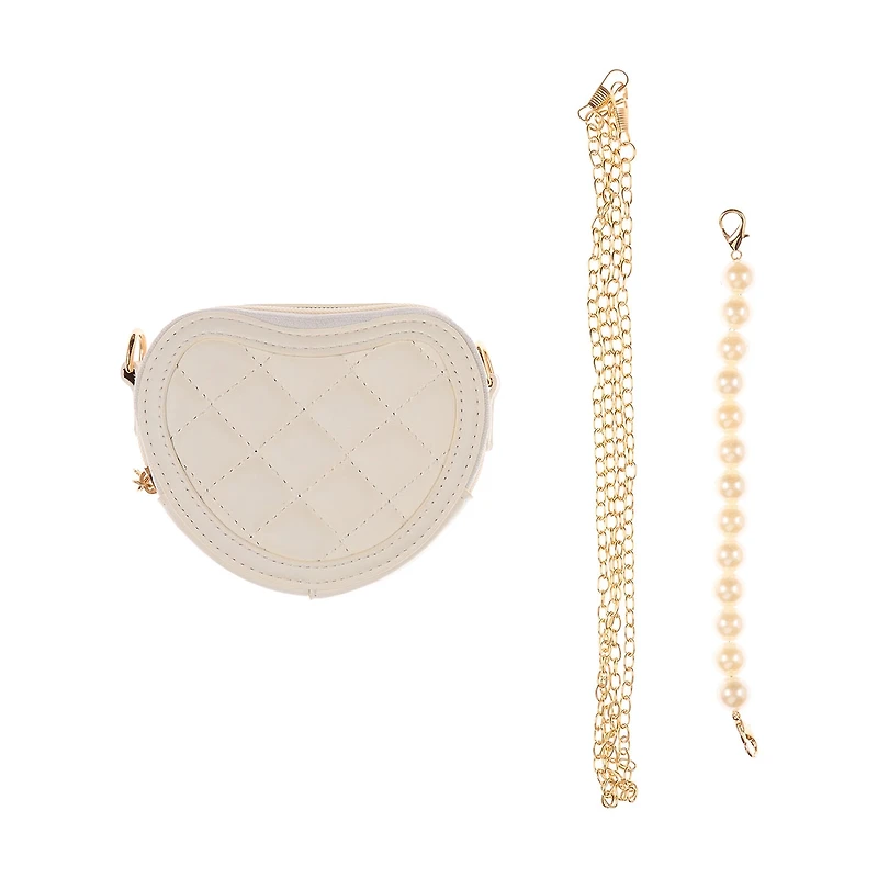 Addison & Olivia Quilted Heart Purse