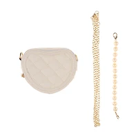 Addison & Olivia Quilted Heart Purse