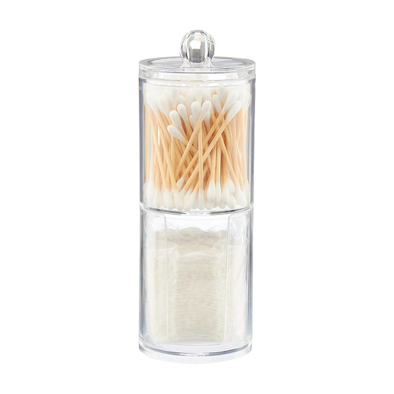 Mayim Cotton Swabs & Rounds, 120 Swabs + 25 Rounds, Jar