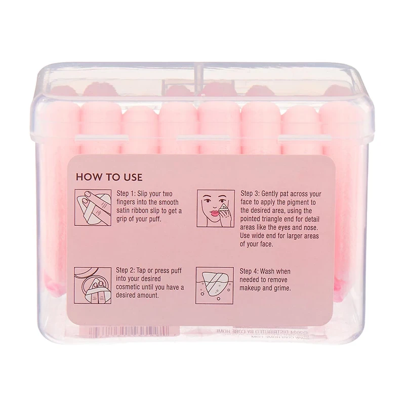 Triangle Power Puffs, 8 ct