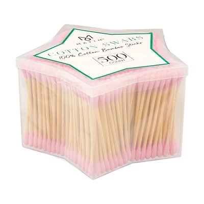 Mayim Bamboo Cotton Swabs, 500 Count