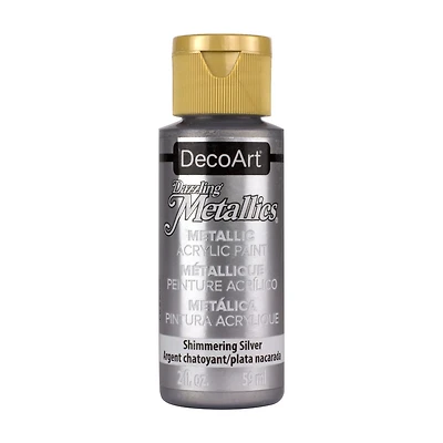 Dazzling Metallics Acrylic 2oz Shimmering Silver