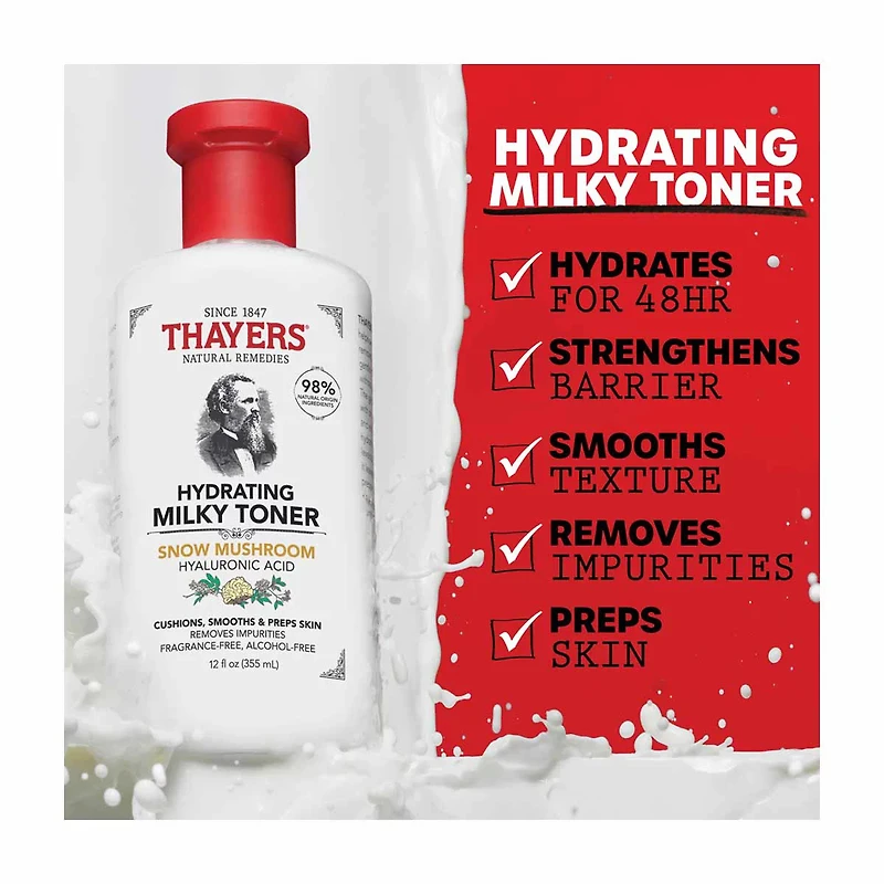 Thayers Milky Toner, 12 fl oz