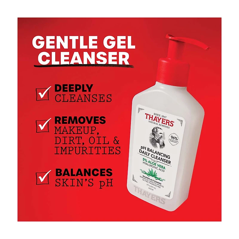 Thayers PH Balancing Daily Cleanser, 8 fl oz
