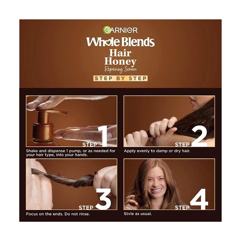 Whole Blends Hair Honey Repairing Serum, 5.1 oz