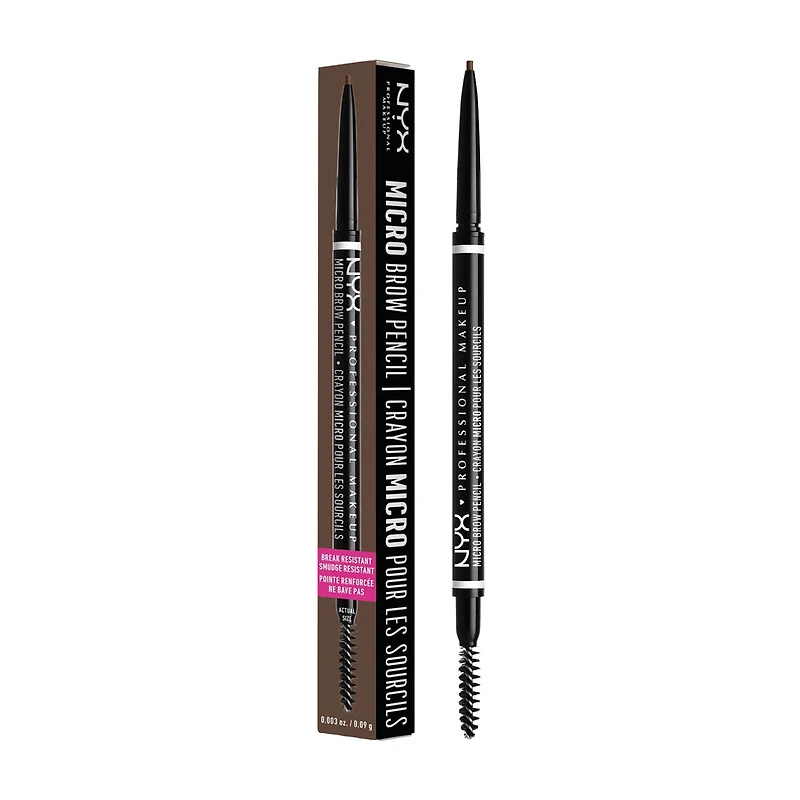 NYX Professional Makeup Micro Brow Pencil, Ash Brown