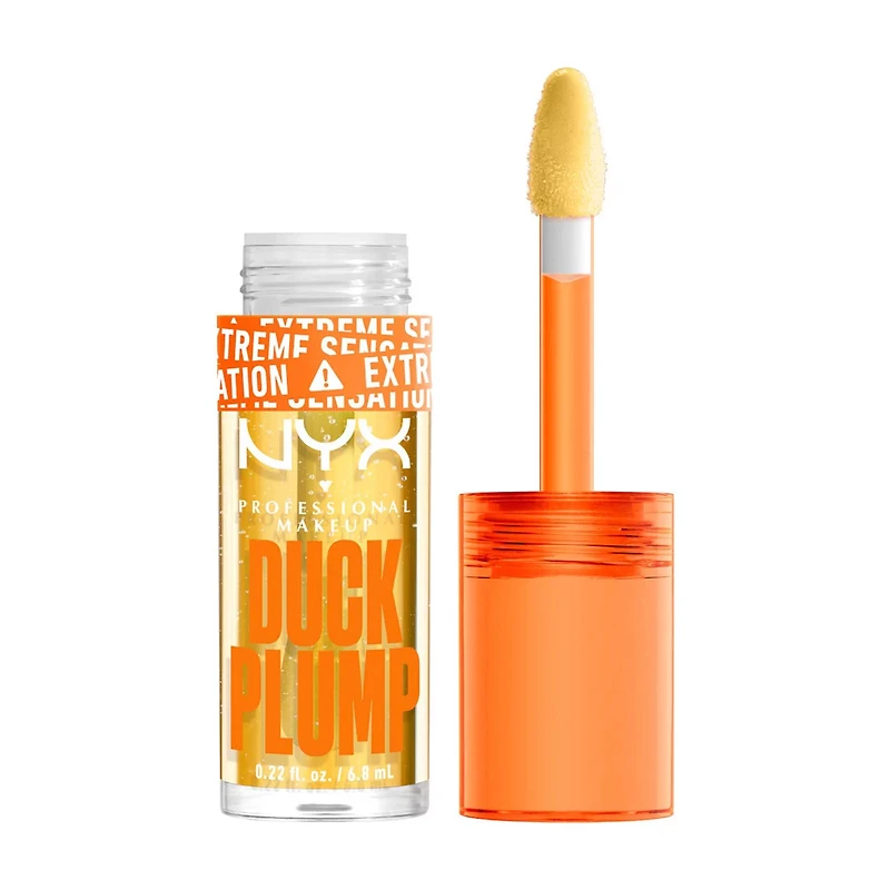 NYX Professional Makeup Duck Plump High Pigment Lip Plumping Gloss, Clearly Spic