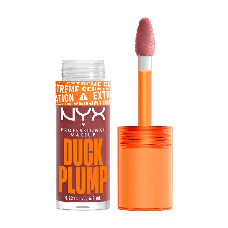 NYX Professional Makeup Duck Plump High Pigment Lip Plumping Gloss, Mauve Out Of