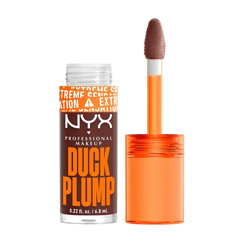 NYX Professional Makeup Duck Plump High Pigment Lip Plumping Gloss, Twice The Sp