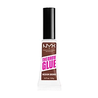 NYX Professional Makeup The Brow Glue Instant Brow Styler, Medium Brown