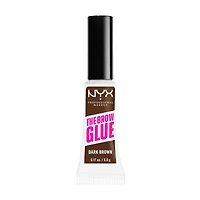NYX Professional Makeup The Brow Glue Instant Brow Styler, Dark Brown