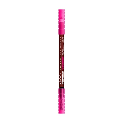 NYX Professional Makeup Powder Louder Brow Pencil, Black Cherry