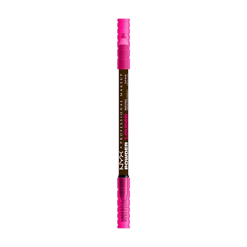 NYX Professional Makeup Powder Louder Brow Pencil, Ash Brown