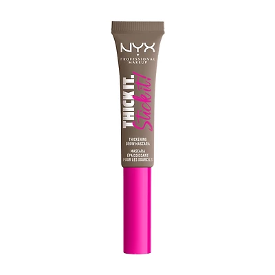 NYX Professional Makeup Thick It Stick It Brow Mascara, Taupe