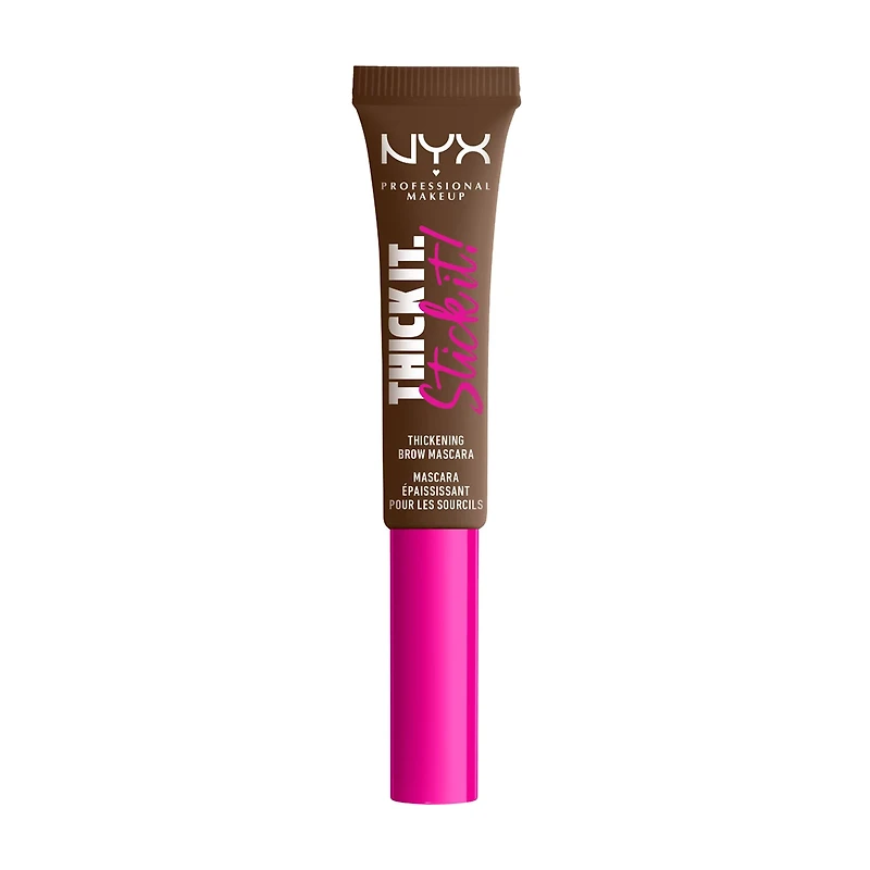 NYX Professional Makeup Thick It Stick It Brow Mascara, Brunette
