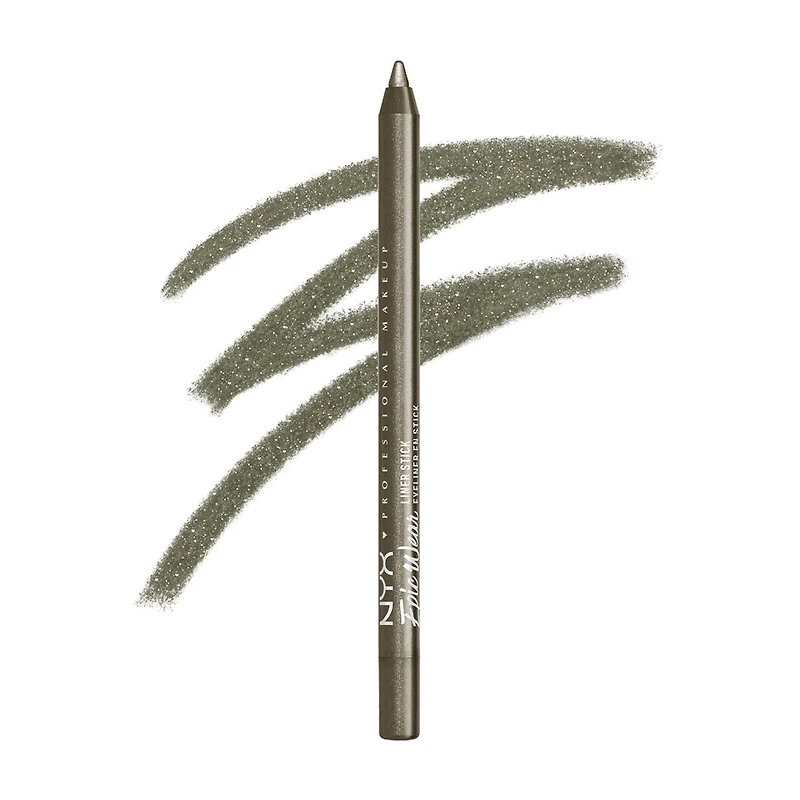 NYX Professional Makeup Epic Wear Waterproof Eyeliner Stick, All Time Olive
