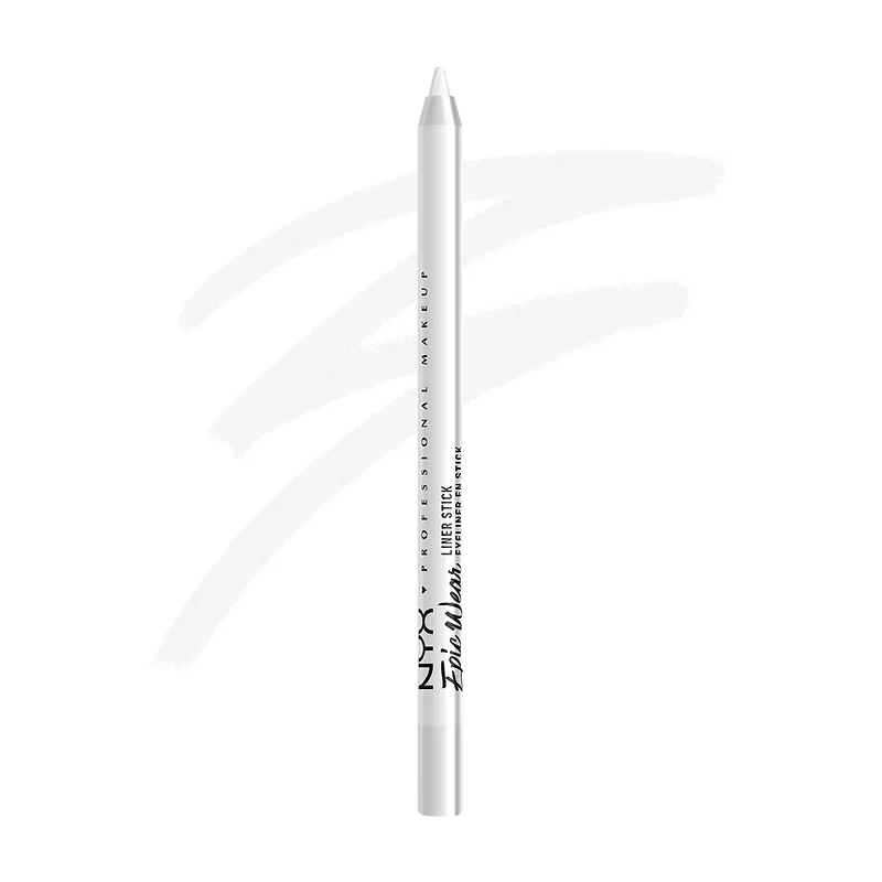 NYX Professional Makeup Epic Wear Waterproof Eyeliner Stick, Pure White