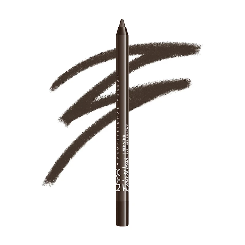 NYX Professional Makeup Epic Wear Waterproof Eyeliner Stick, Deepest Brown