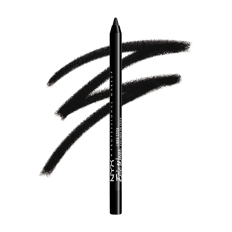 NYX Professional Makeup Epic Wear Waterproof Eyeliner Stick, Pitch Black