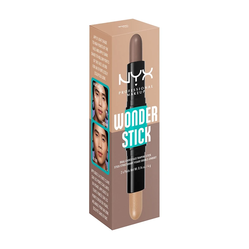 NYX Professional Makeup Wonder Stick Contour and Highlighter Stick, Fair