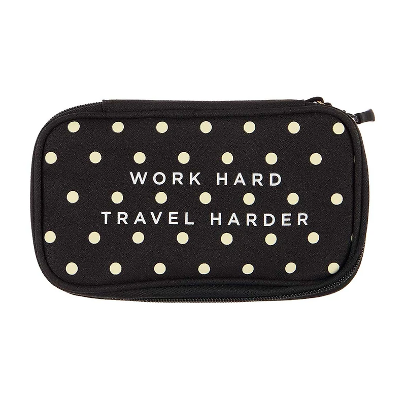 Jet Away Cable Organizer Pouch, Black